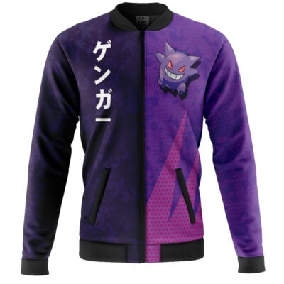 Gengar Classic Pokemon Casual Bomber Jacket