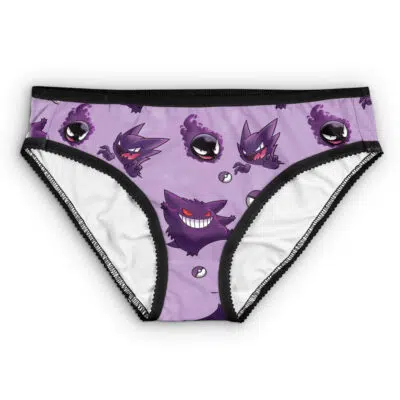 Gengar Pattern Pokemon Panties