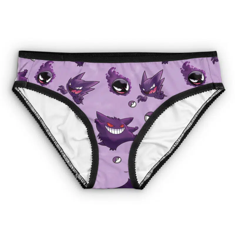 Gengar Pattern Pokemon Panties