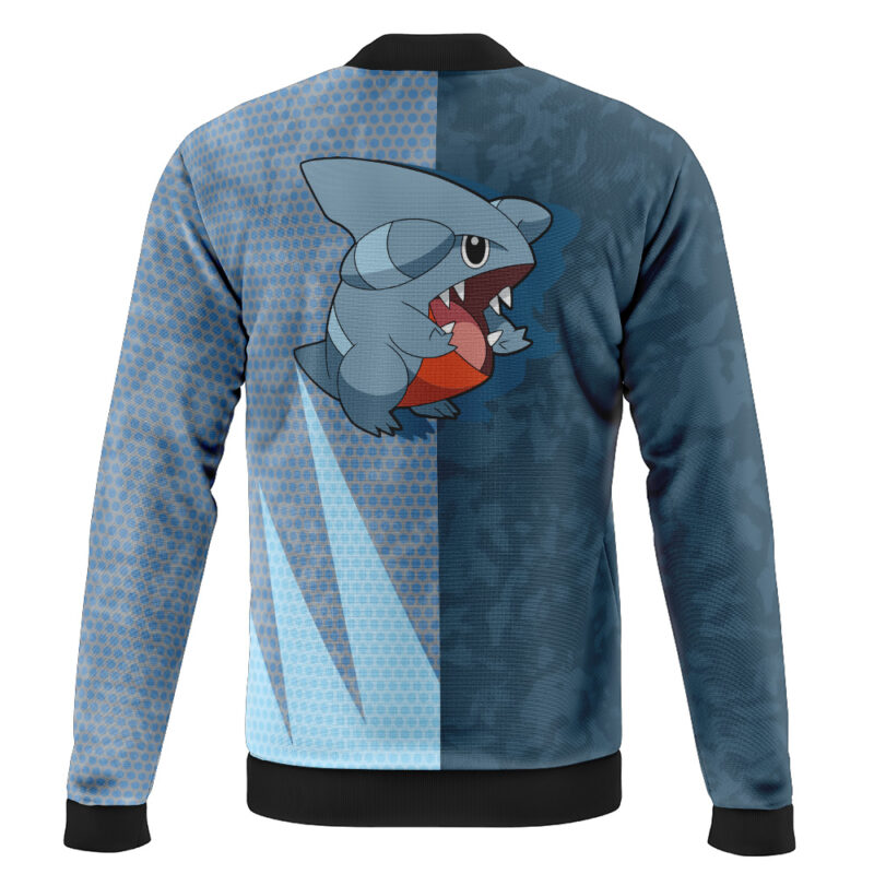Gible Classic Pokemon Casual Bomber Jacket - Image 2