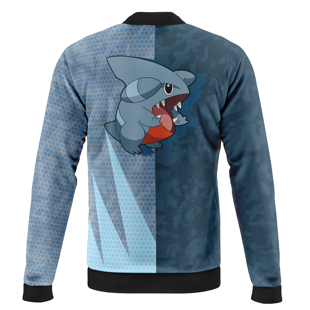 Gible Classic Pokemon Casual Bomber Jacket - Image 2