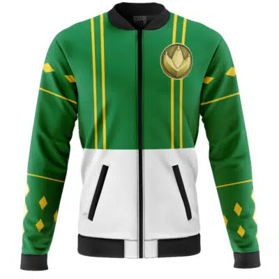 Green Ranger Ninjetti Power Rangers Casual Bomber Jacket