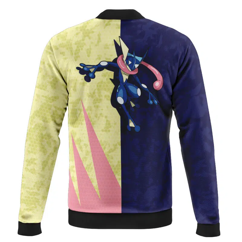 Greninja Classic Pokemon Casual Bomber Jacket - Image 2