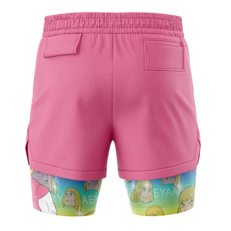 HEYYEYAA He-Man Masters of the Universe 2-in-1 Performance Shorts - Image 4