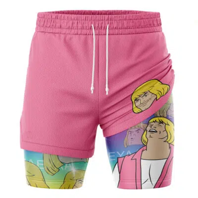 HEYYEYAA He-Man Masters of the Universe 2-in-1 Performance Shorts