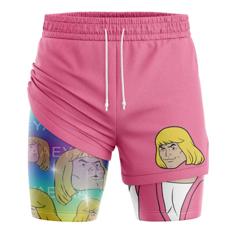 HEYYEYAA He-Man Masters of the Universe 2-in-1 Performance Shorts - Image 3