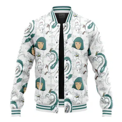 Haku Spirited Away Studio Ghibli Varsity Jacket