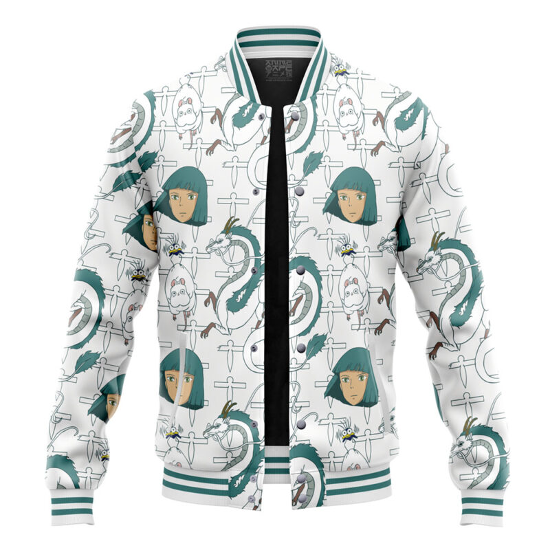 Haku Spirited Away Studio Ghibli Varsity Jacket