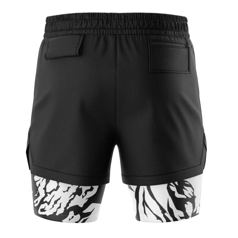Hiei Black Dragon Yuyu Hakusho 2-in-1 Performance Shorts - Image 4