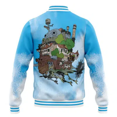 Howl's Moving Castle Studio Ghibli Varsity Jacket
