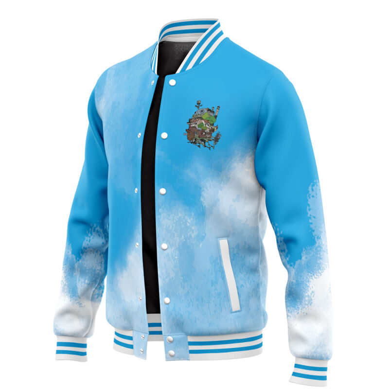 Howl's Moving Castle Studio Ghibli Varsity Jacket - Image 3