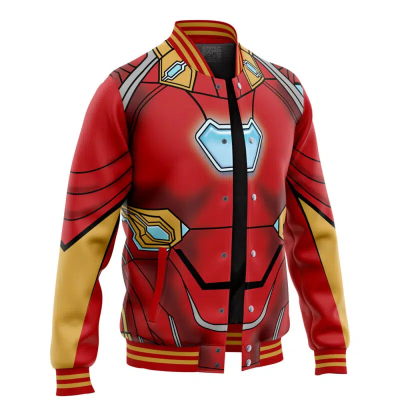 Iron Man Comics Marvel Varsity Jacket - Image 2