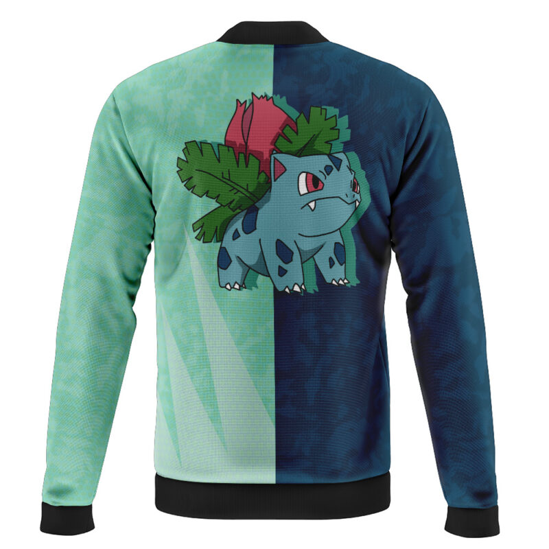 Ivysaur Classic Pokemon Casual Bomber Jacket - Image 2