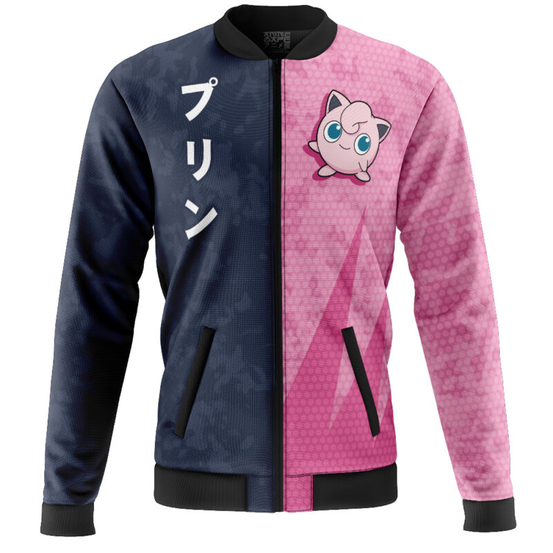 Jigglypuff Classic Pokemon Casual Bomber Jacket