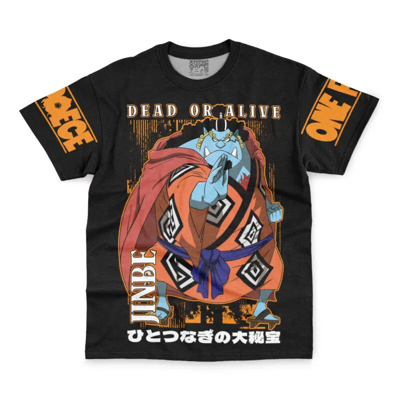 Jinbe Dead Or Alive One Piece Streetwear T-Shirt - Image 2