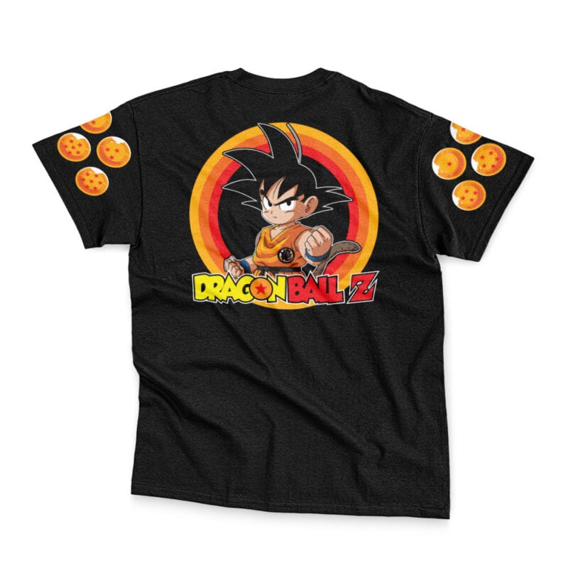 Kid Goku Fight Dragon Ball Z Streetwear T-Shirt - Image 4