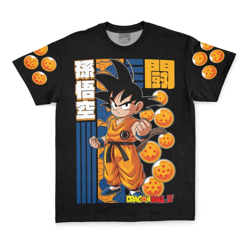 Kid Goku Fight Dragon Ball Z Streetwear T-Shirt