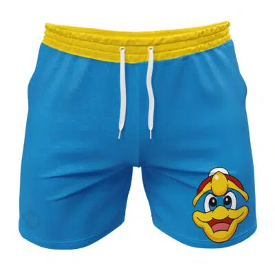 King Dedede Face Kirby’s Adventure Gym Shorts