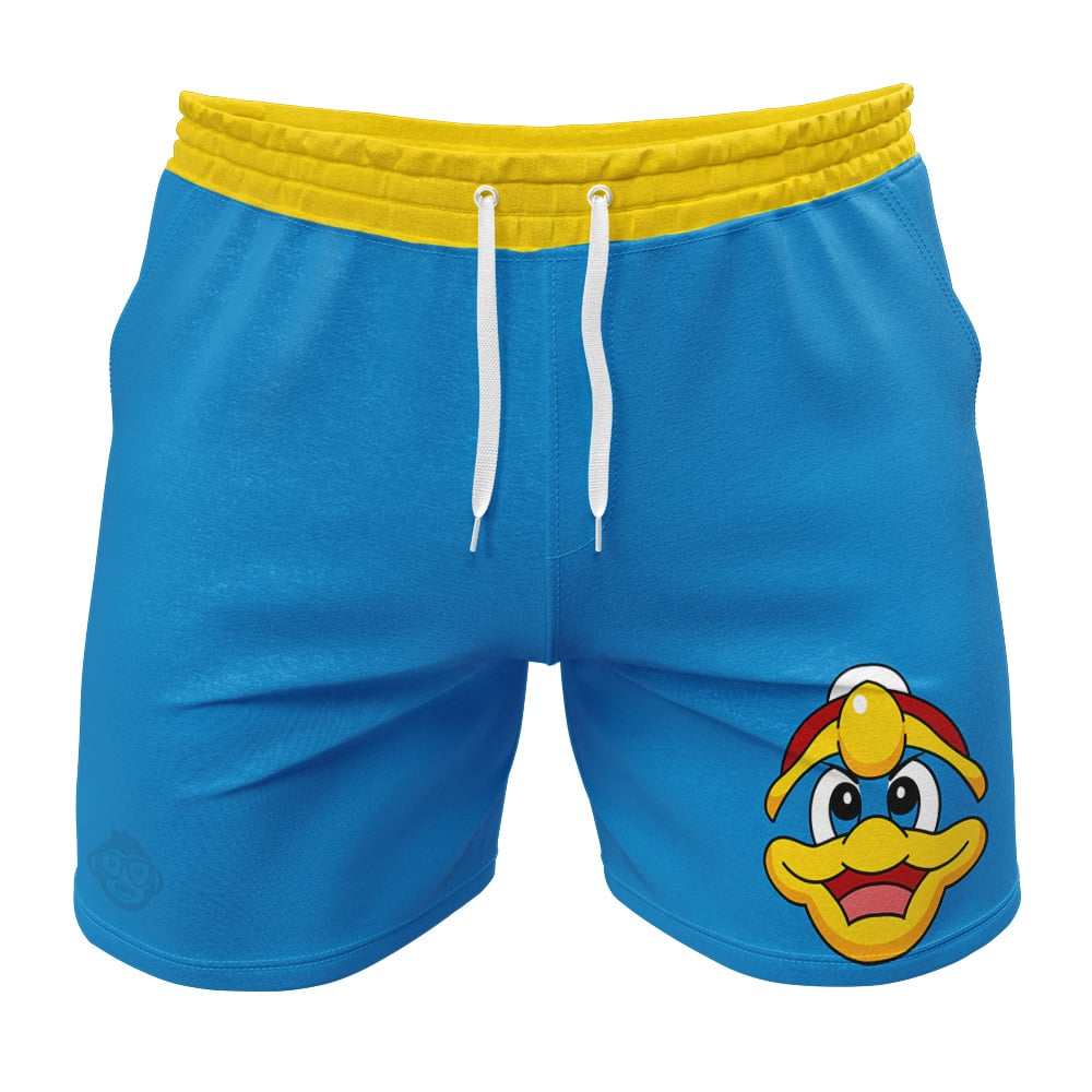 King Dedede Face Kirby’s Adventure Gym Shorts