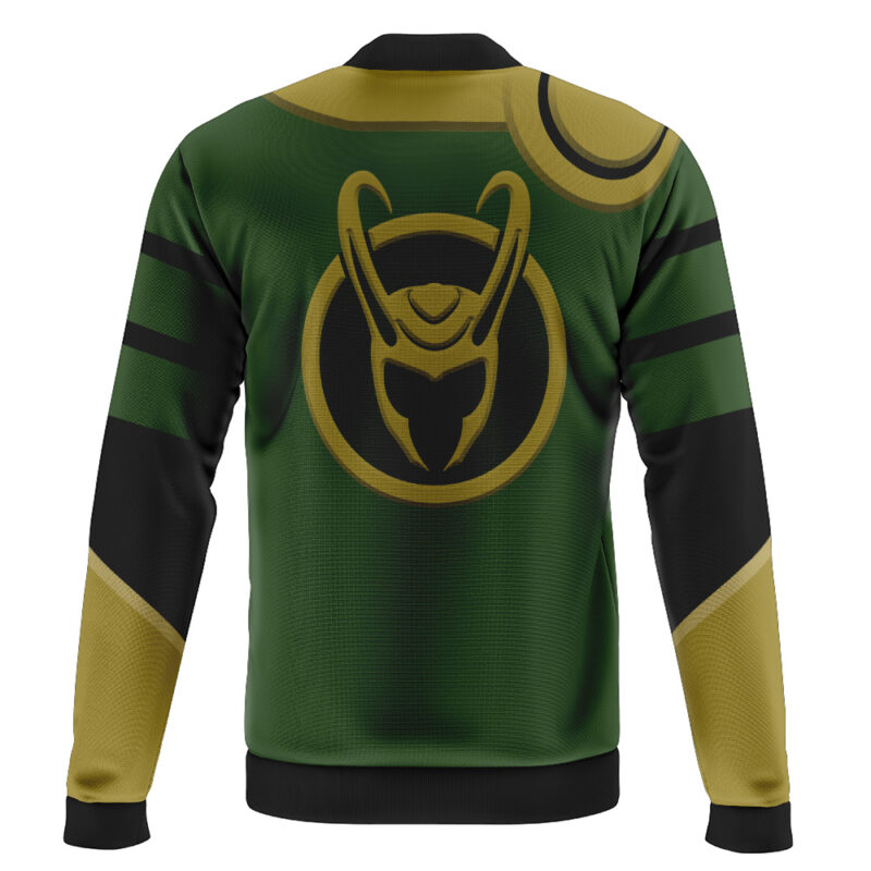 Loki Cosplay Marvel Casual Bomber Jacket - Image 2
