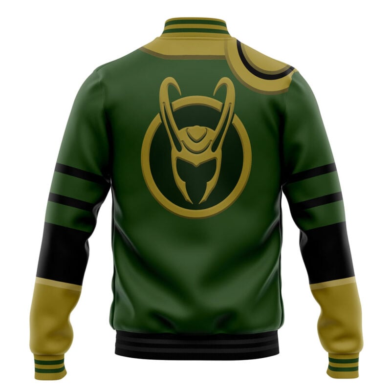Loki Marvel Varsity Jacket - Image 4