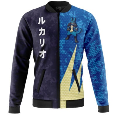 Lucario Classic Pokemon Casual Bomber Jacket
