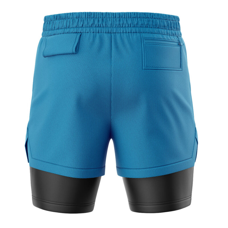 Lucario Face Pokemon 2-in-1 Performance Shorts - Image 4