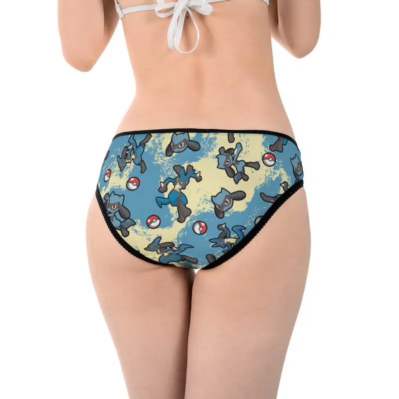 Lucario Pattern Pokemon Panties - Image 4