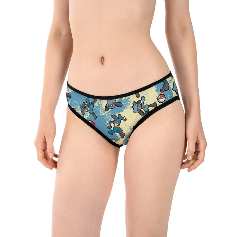 Lucario Pattern Pokemon Panties - Image 3