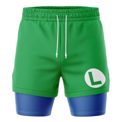 Luigi Super Mario Bros 2-in-1 Performance Shorts