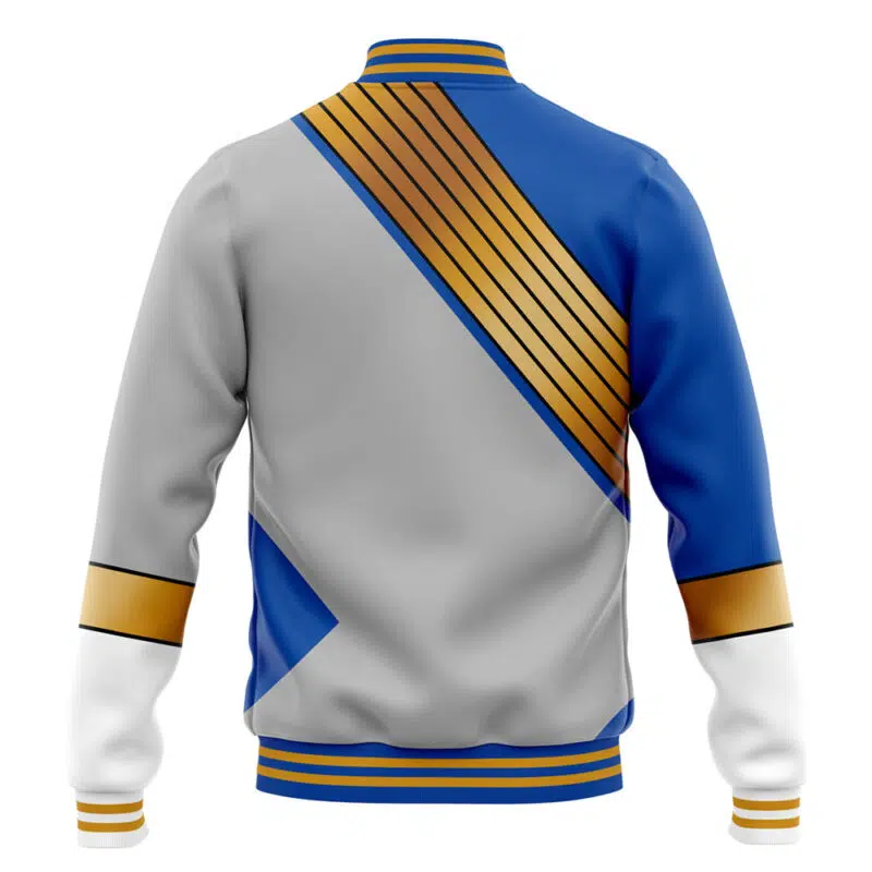 Lunar Wolf Ranger Wild Force Power Rangers Varsity Jacket - Image 4