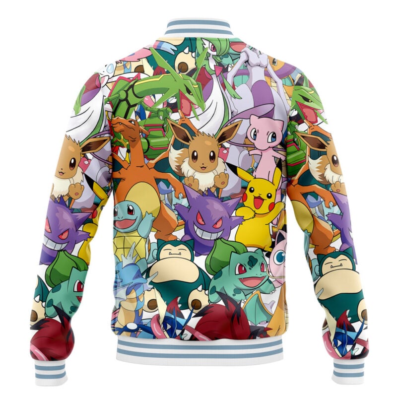 Magical Creatures Pokemon Varsity Jacket - Image 4