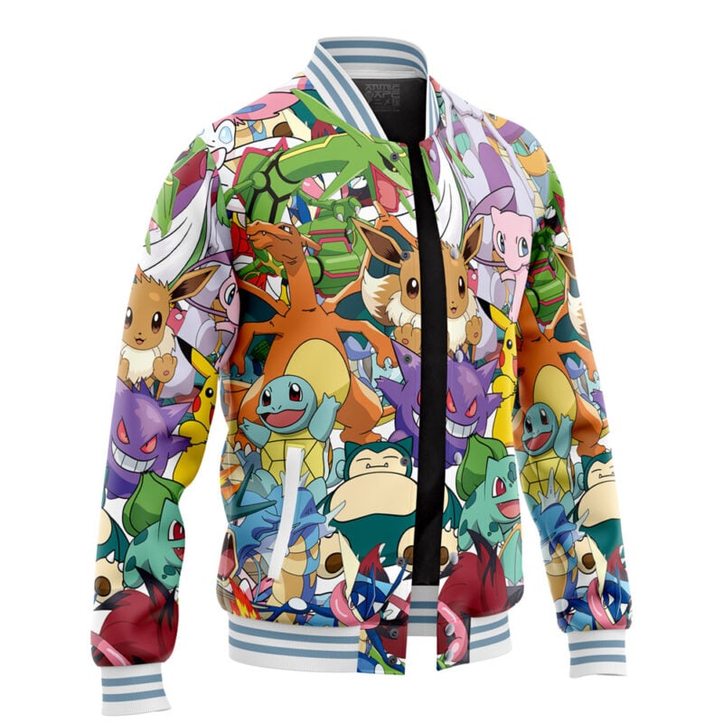 Magical Creatures Pokemon Varsity Jacket - Image 2
