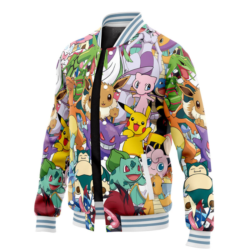 Magical Creatures Pokemon Varsity Jacket - Image 3