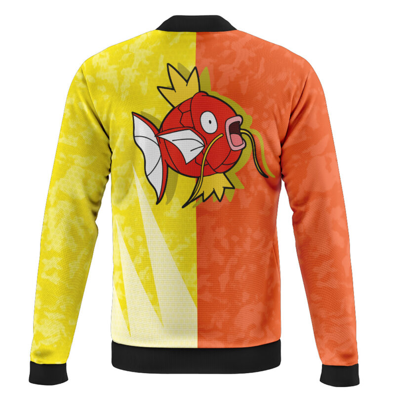 Magikarp Classic Pokemon Casual Bomber Jacket - Image 2