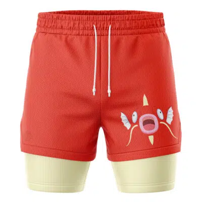 Magikarp Face Pokemon 2-in-1 Performance Shorts
