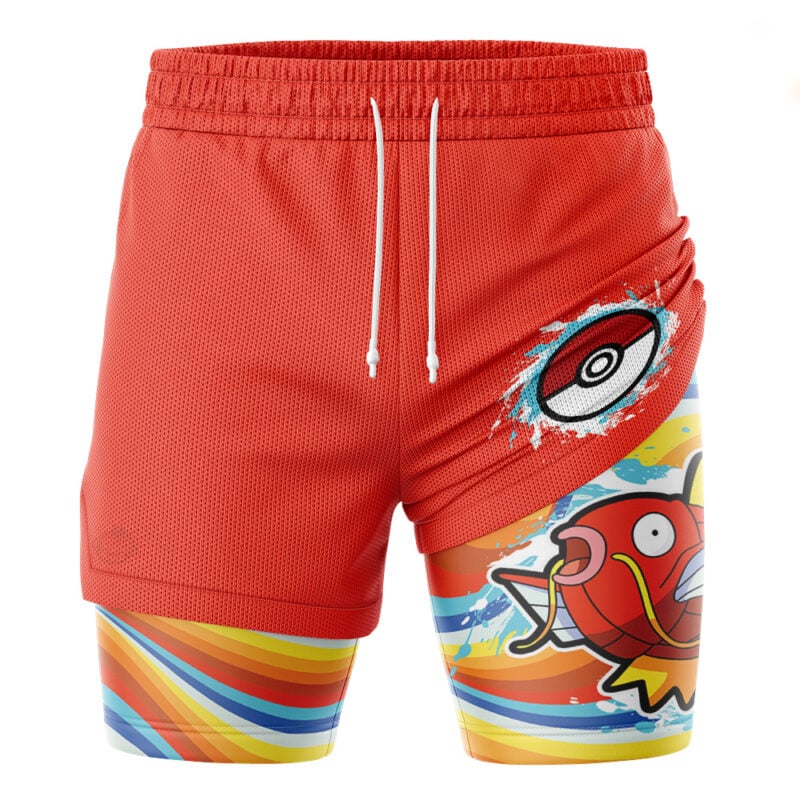Magikarp Trippy Pokemon 2-in-1 Performance Shorts