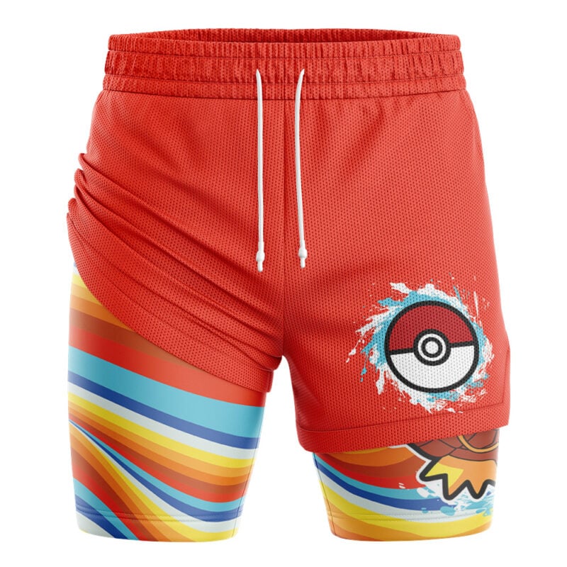 Magikarp Trippy Pokemon 2-in-1 Performance Shorts - Image 3