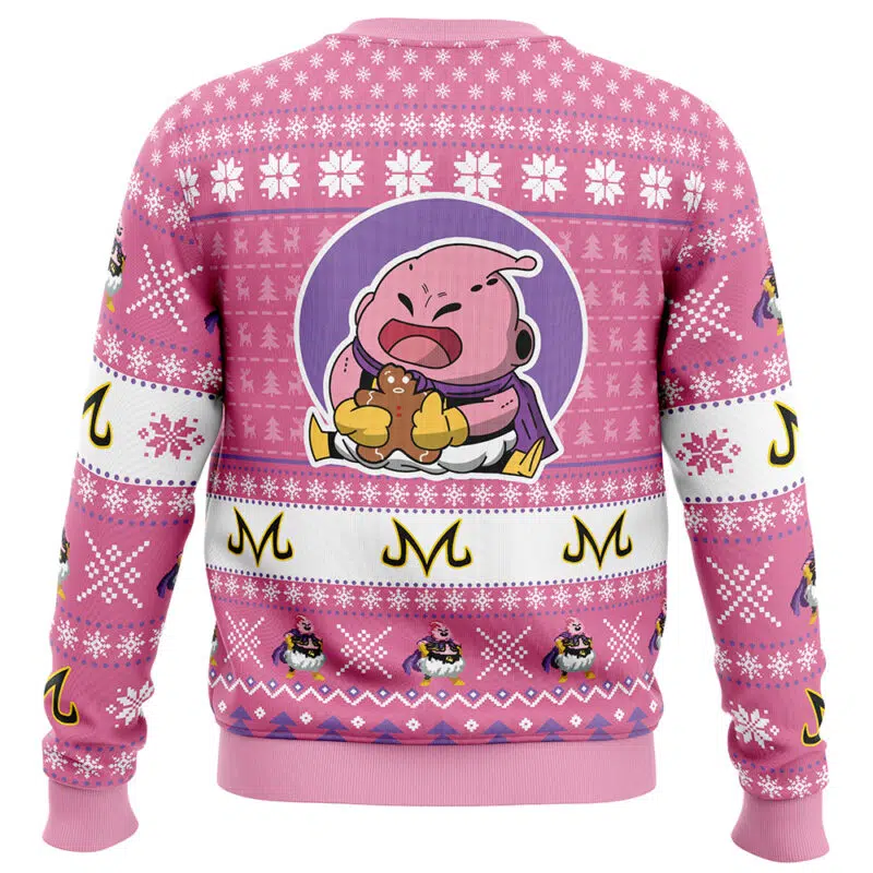 Majin Buu Dragon Ball Z Ugly Christmas Sweater - Image 2