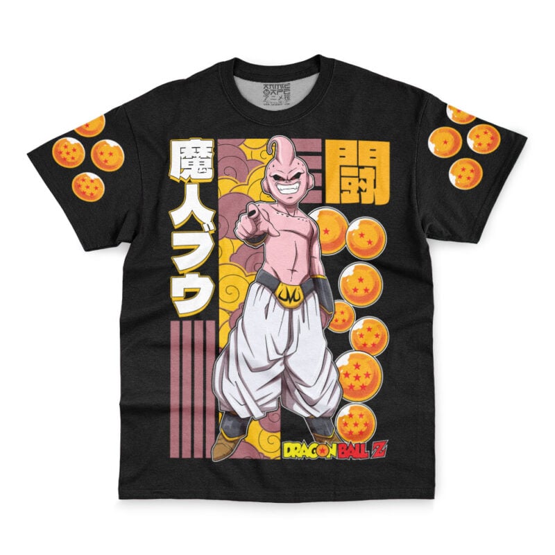 Majin Buu Fight Dragon Ball Z Streetwear T-Shirt - Image 2
