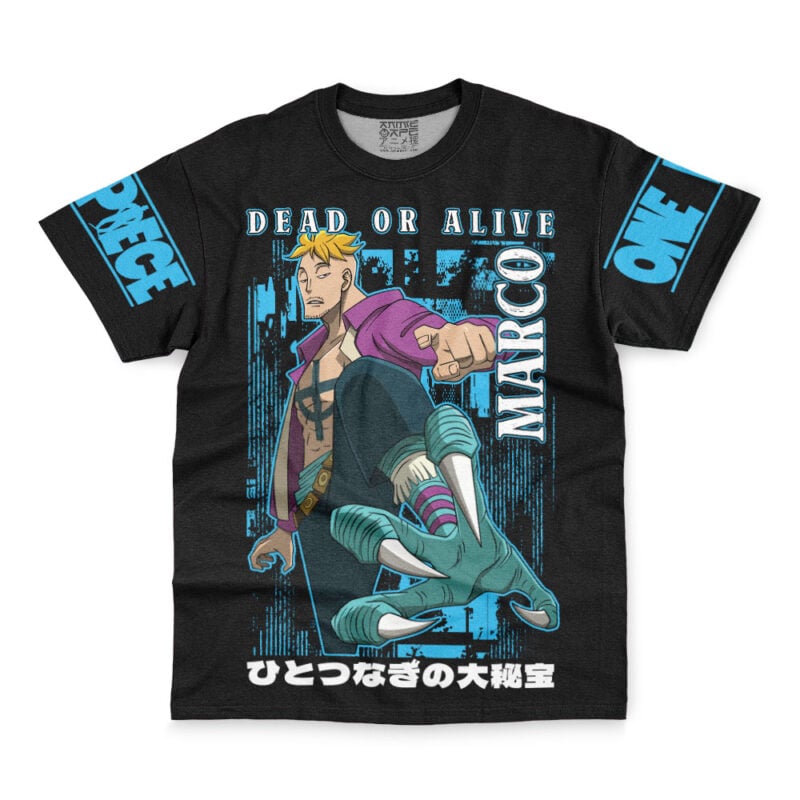Marco Dead Or Alive One Piece Streetwear T-Shirt - Image 2