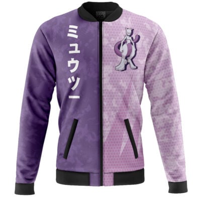 Mewtwo Classic Pokemon Casual Bomber Jacket