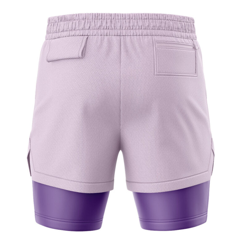 Mewtwo Face Pokemon 2-in-1 Performance Shorts - Image 4