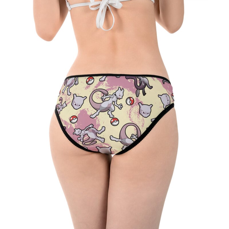 Mewtwo Pattern Pokemon Panties - Image 4