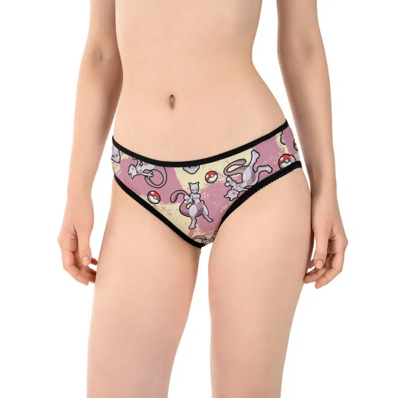 Mewtwo Pattern Pokemon Panties - Image 3