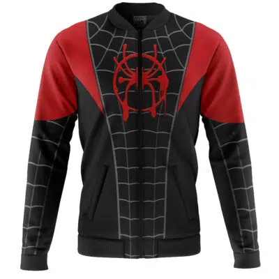 Miles Morales Spiderman Marvel Casual Bomber Jacket