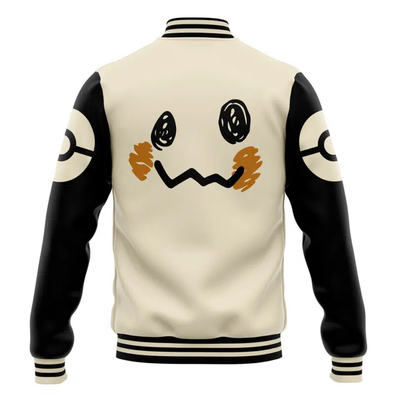 Mimikyu Face Pokemon Varsity Jacket