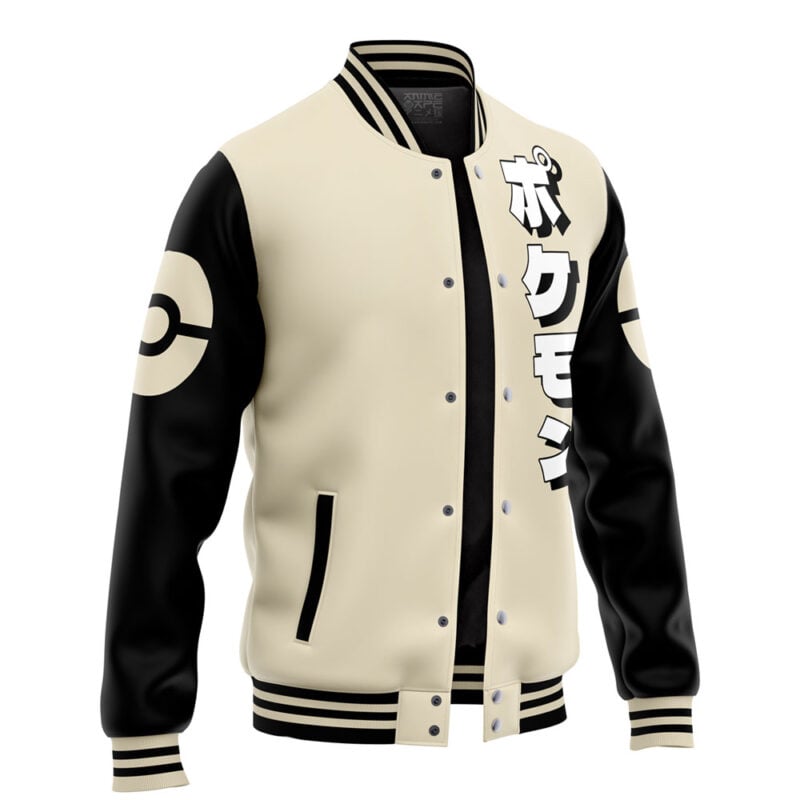Mimikyu Face Pokemon Varsity Jacket - Image 2