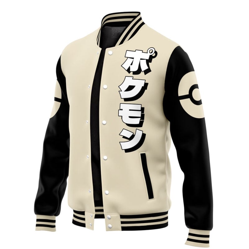 Mimikyu Face Pokemon Varsity Jacket - Image 3