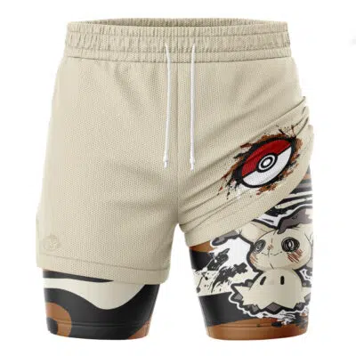 Mimikyu Pokemon 2-in-1 Performance Shorts